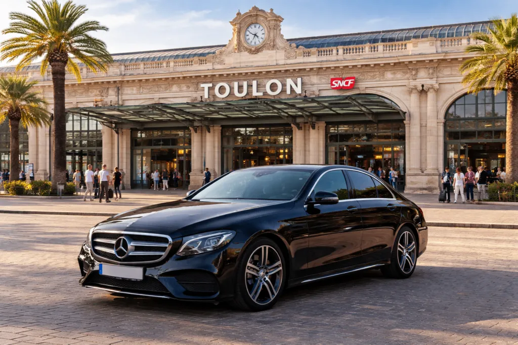 commander un vtc à lagare de Toulon