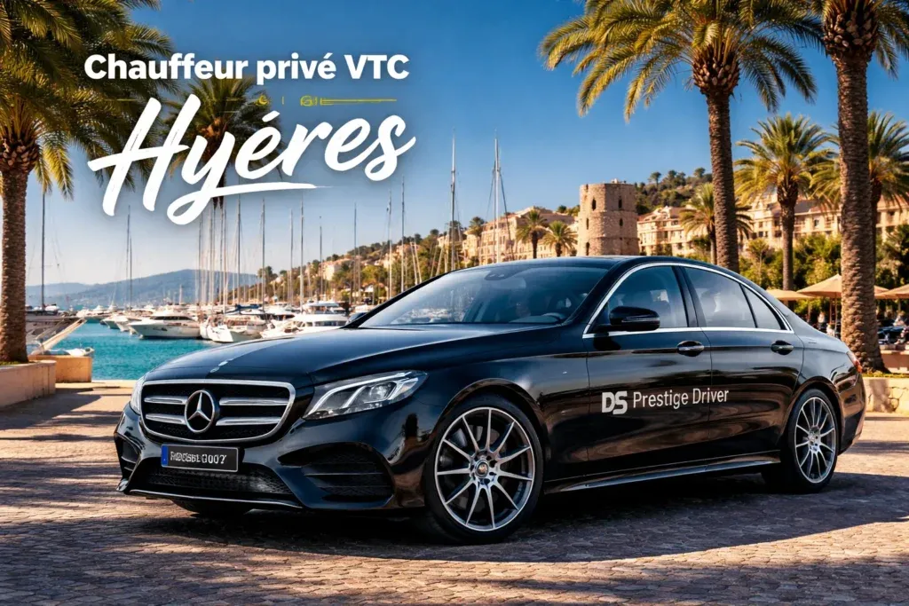 Chauffeur privé VTC à Hyères avec véhicule haut de gamme – DS Prestige Driver