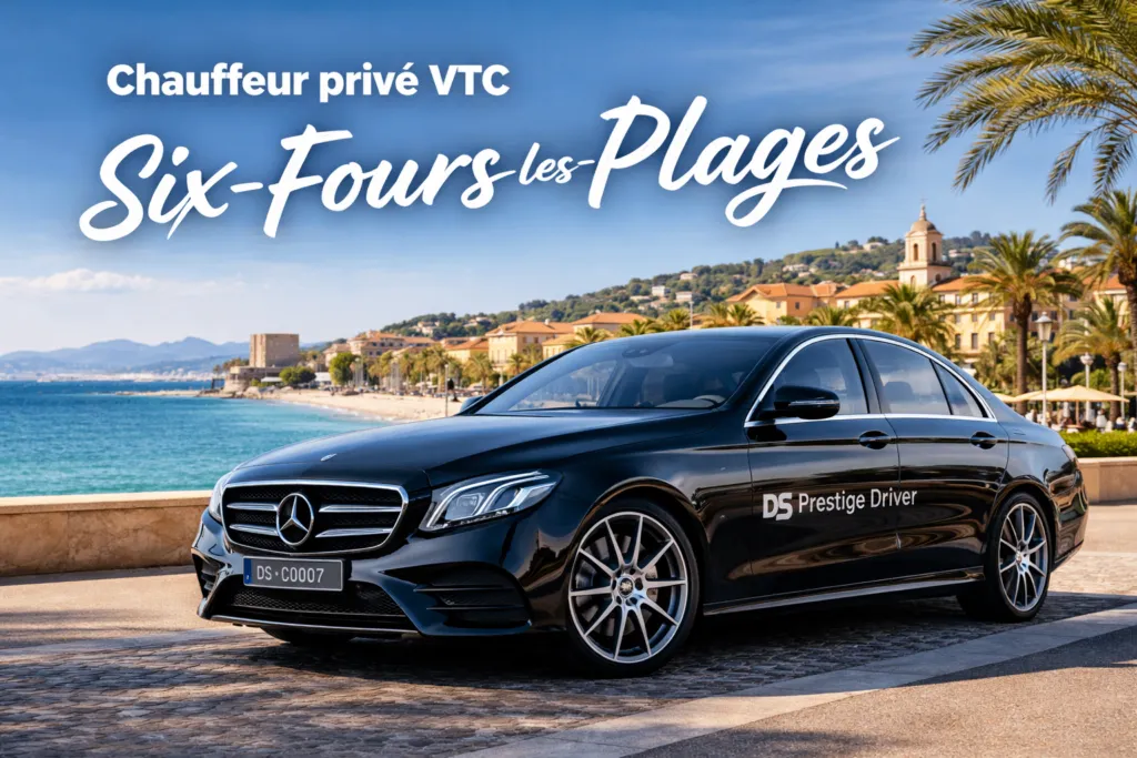 Chauffeur privé VTC à Six-Fours-les-Plages avec véhicule haut de gamme – DS Prestige Driver