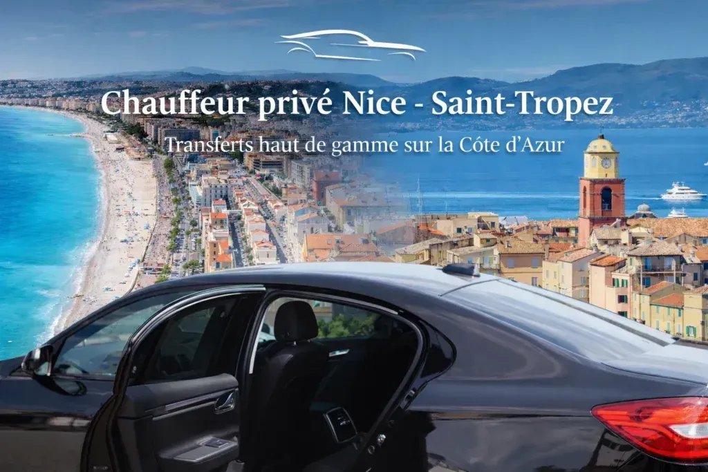 Transfert Nice Saint-Tropez en Mercedes Classe E chauffeur privé VTC Côte d’Azur