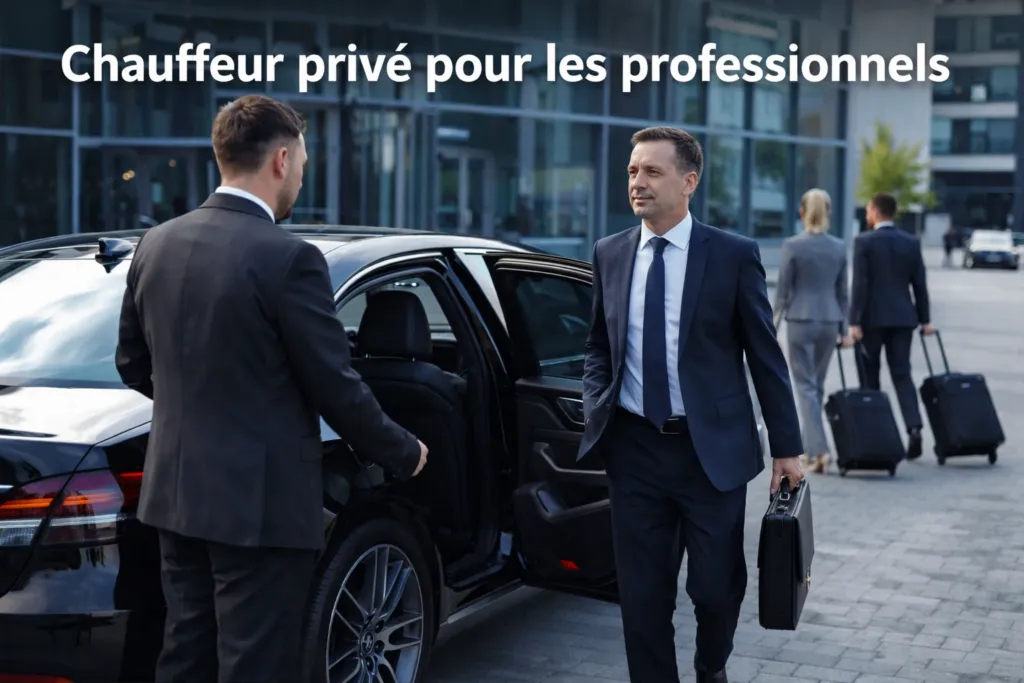 Service de chauffeur privé VTC pour professionnels dans le Var transfert entreprise séminaire et congrès haut de gamme