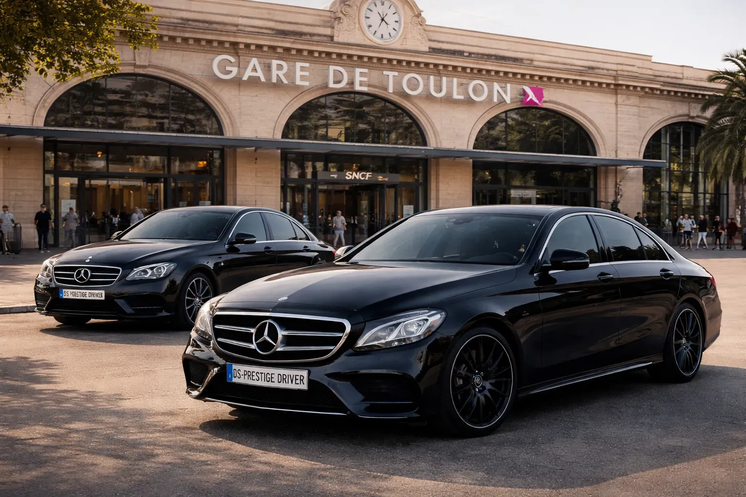VTC gare de Toulon DS Prestige Driver transfert gare SNCF Toulon