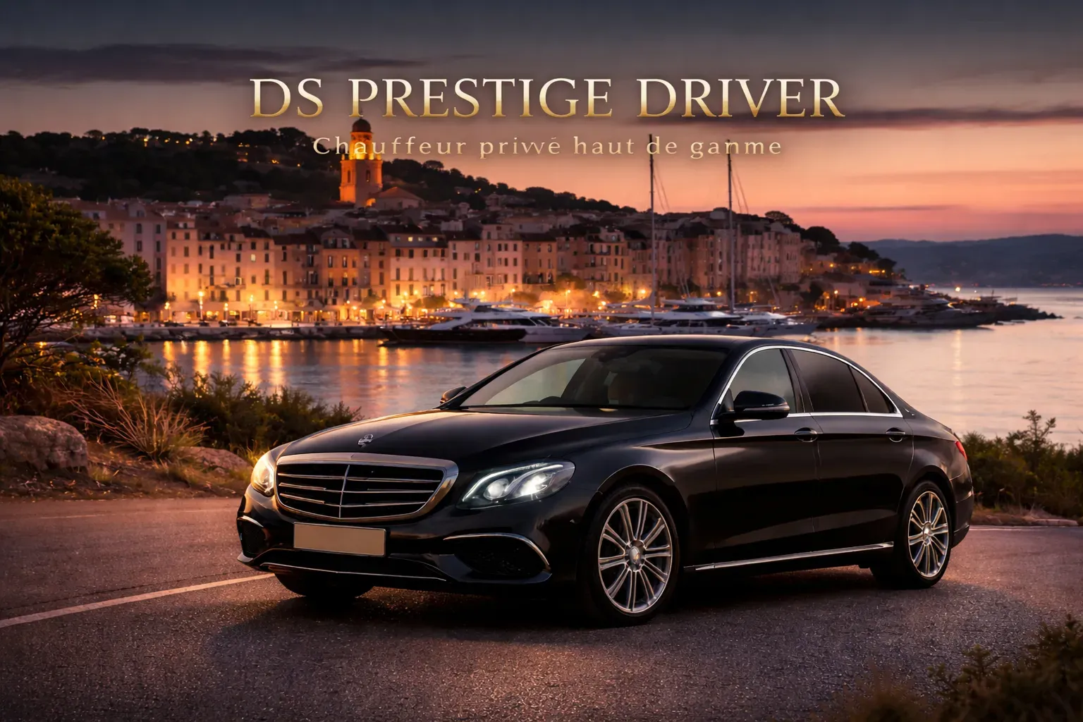 Chauffeur privé Toulon Saint-Tropez avec véhicule haut de gamme DS Prestige Driver sur la Côte d’Azur